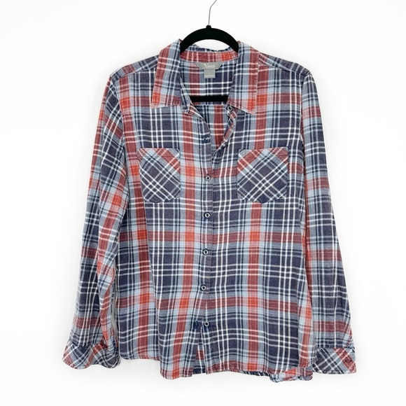 Natural Reflections Tops - Natural Reflections plaid button down